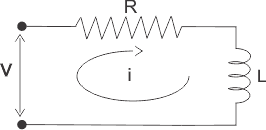 RL电路系列的传递函数
