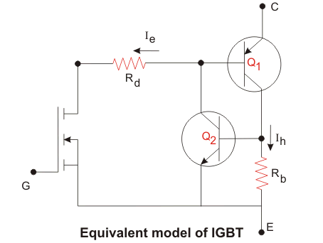 IGBT的等效电路模型