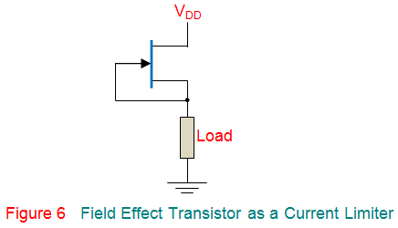 场效应晶体管作为电流限制器