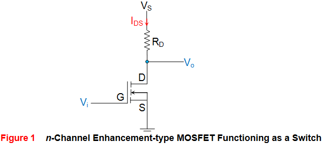 n通道增强型MOSFET作为交换机功能