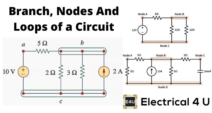 分支，节点和循环的电路