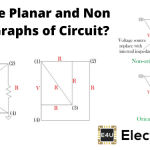 Planar and Non Planar Graphs of Circuit 平面和非平面图的电路图