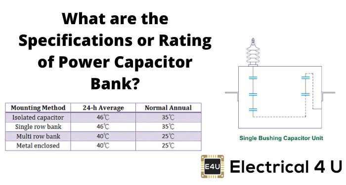电源电容器库的规格或评级是什么？
