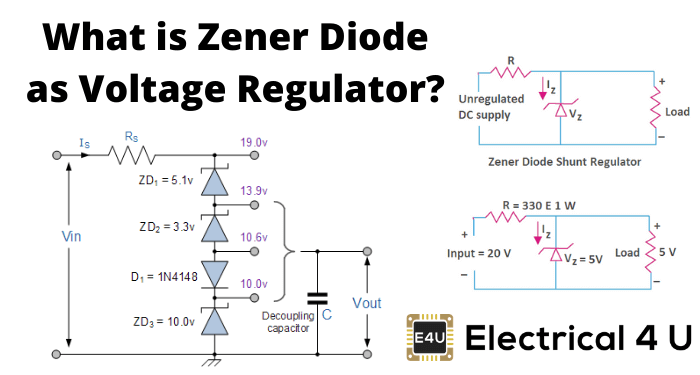 什么是齐纳二极管作为电压调节器