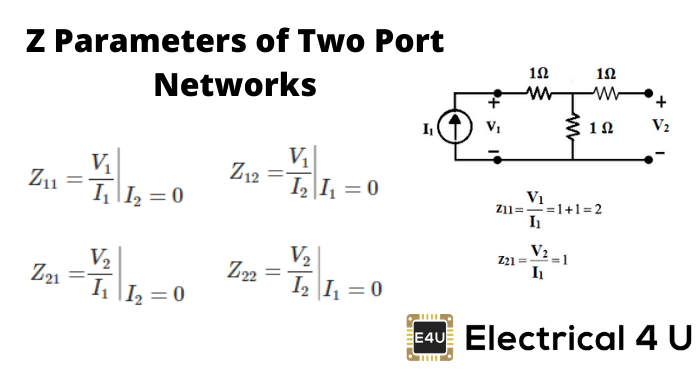 如何找到两个端口网络的z参数（示例）
