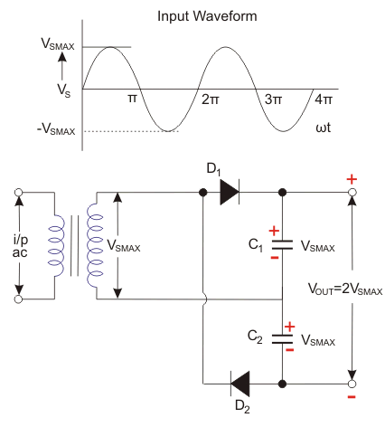 全波电压倍压器