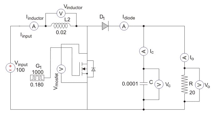 升压变换器升压斩波器