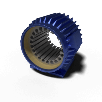 同步电动机的定子芯