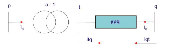 线路偏离标称变压器