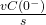 \压裂{vC(0 ^)}{年代}
