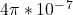 4 \ pi * 10 ^  -  ^ 7GydF4y2Ba