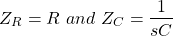 \ begin {aligne *} z_r = r \，\ \ and \，\，z_c = \ frac {1} {sc} \ end {alight *}