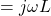 = {j \ L}