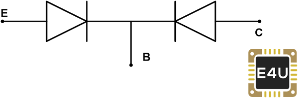 PNP晶体管的等效电路
