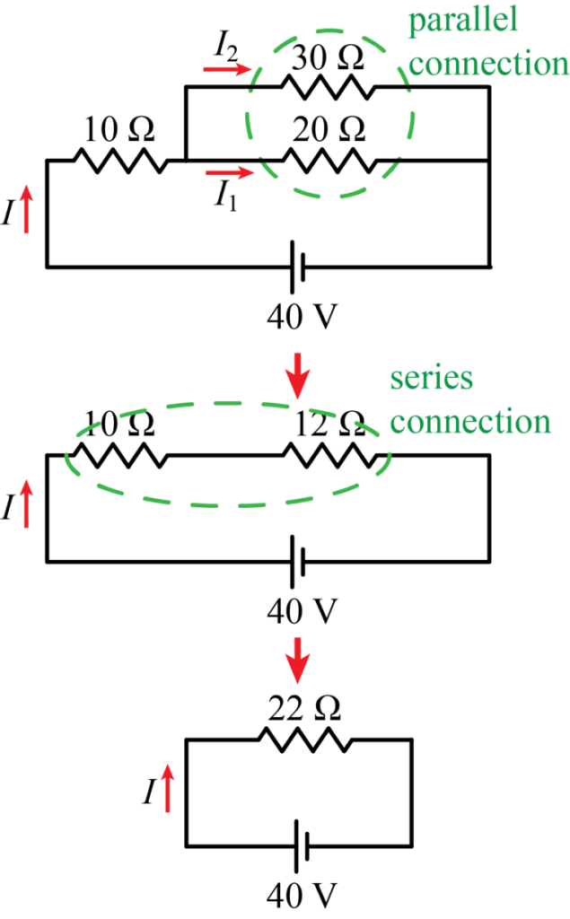 等效电阻示例2步骤2