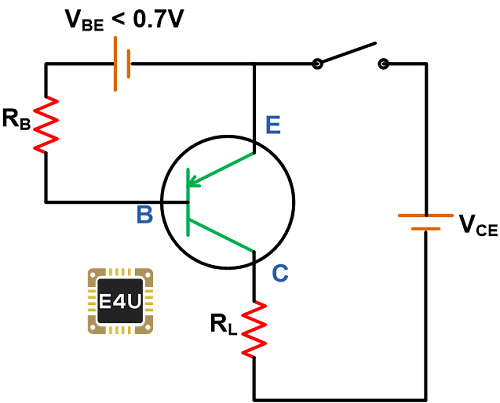 PNP晶体管作为开关