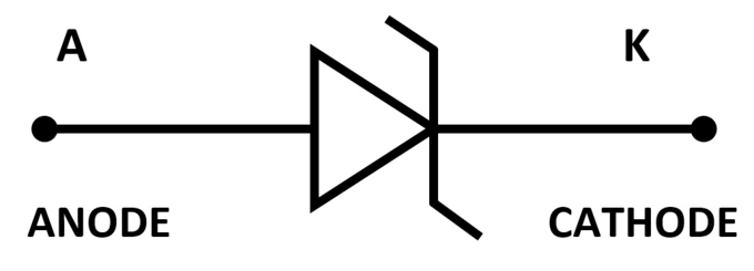 雪崩二极管符号