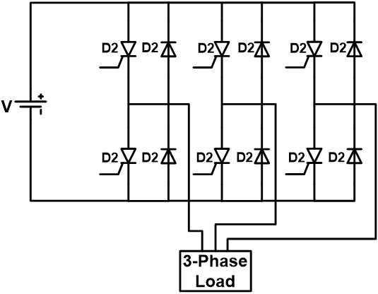 三相逆变器电路图