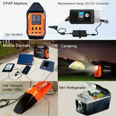 WebTop发电机充电移动设备并用作灯光露营