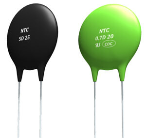 两个金属氧化物热敏电阻